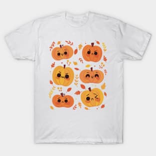 Cute Pumpkin Collection T-Shirt